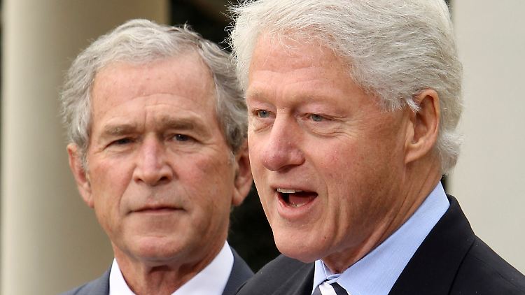 Clinton und Bush können miteinander: 2010 engagierten sie sich gemeinsam für Haiti.