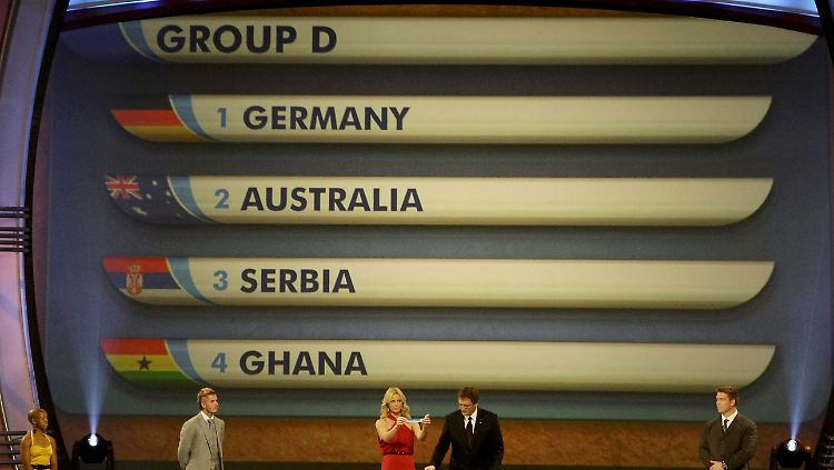 Deutschland spielt in der Gruppenphase gegen Serbien, Ghana und Australien.
