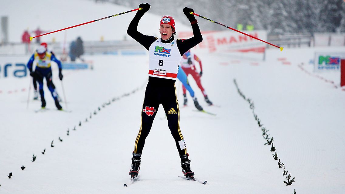 Erstmals der Beste im Weltcup: Tino Edelmann.