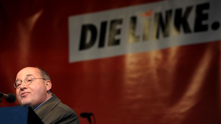 Gregor Gysi fürchtet, dass die Linspartei sich spaltet, sollte einer der Kontrahenten den Machtkampf gewinnen.