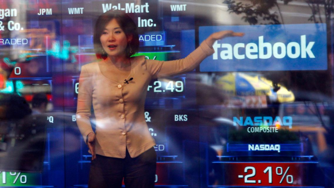 Großes Ereignis: der Facebook-Börsengang.