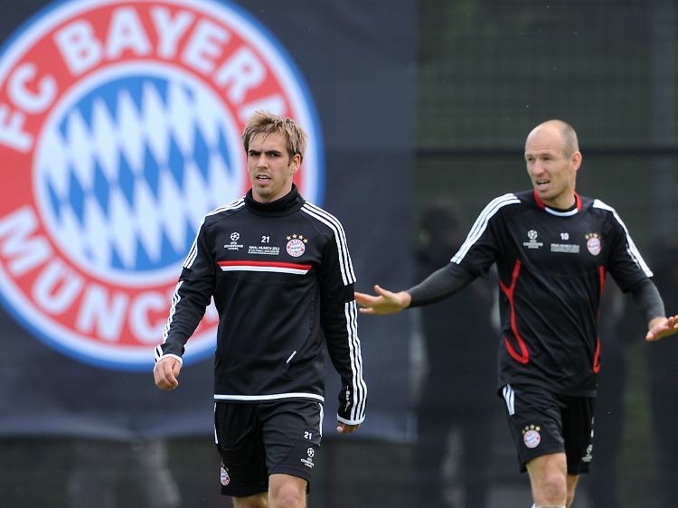 Philipp Lahm und Arjen Robben haben große Namen im Weltfußball, aber noch keinen großen Titel gewonnen.