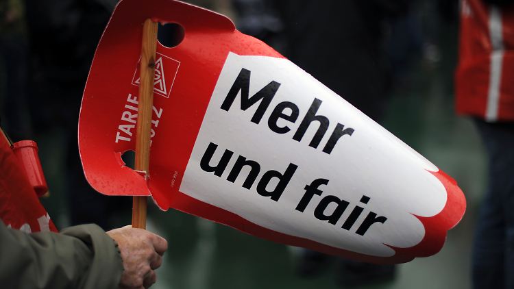 "Mehr und fair", so die Forderung der IG Metall.