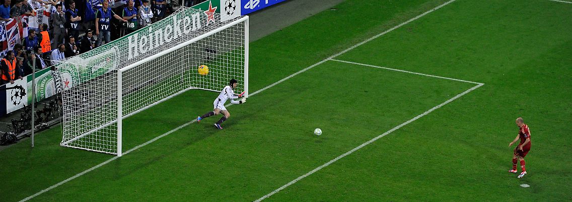 Schon im Ansatz nichts geworden: der Robben-Elfer.