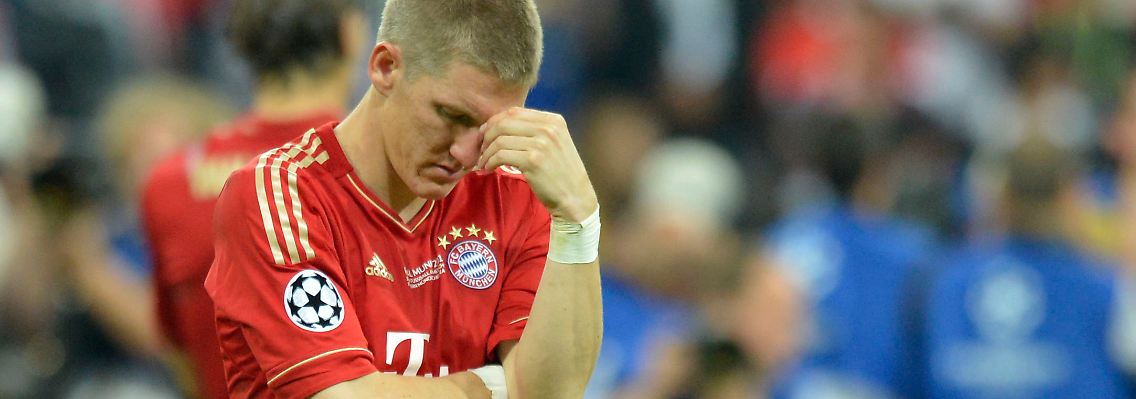 Kein Siegertyp? Ausgerechnet Bastian Schweinsteiger verschoss den entscheidenden Elfmeter im Champions-League-Finale. Er bleibt wie seine Teamkollegen ohne großen Titel.