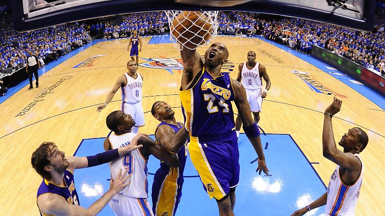 Kobe Bryant war von Oklahoma nicht zu stoppen. Seine Lakers-Teamkollegen schon.