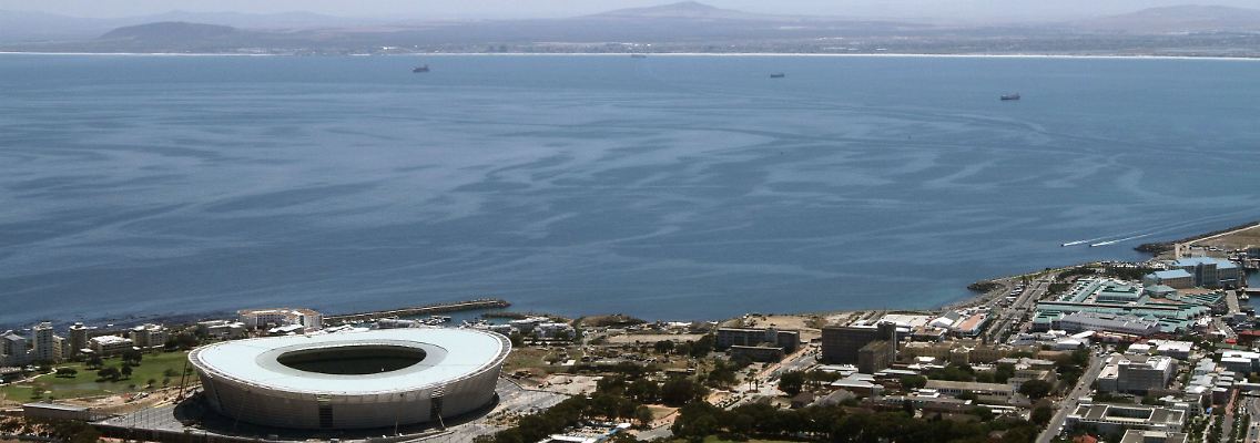 Das Green-Point-Stadion in Kapstadt.