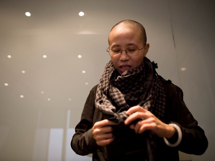 Liu Xia, die Ehefrau von Liu Xiaobo, während eines Interviews mit AP am 7. Dezember in Peking.