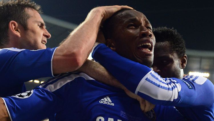 Ein letzte Mal jubeln: Didier Drogba verlässt den FC Chelsea.