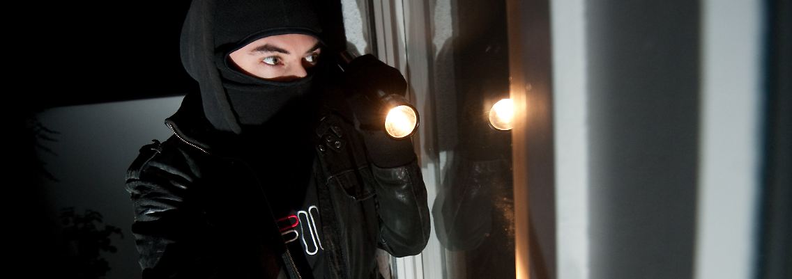 Mehr als die Hälfte der Deutschen fürchtet sich vor einem Einbruch.