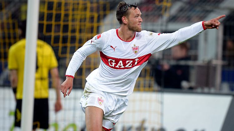Ende März traf Schieber noch zweimal gegen Dortmund.