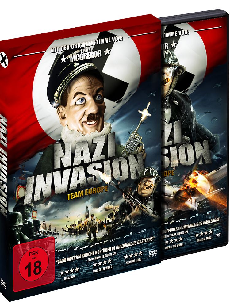 "Nazi Invasion - Team Europe" ist bei Ascot Elite als DVD und Blu-ray erschienen.