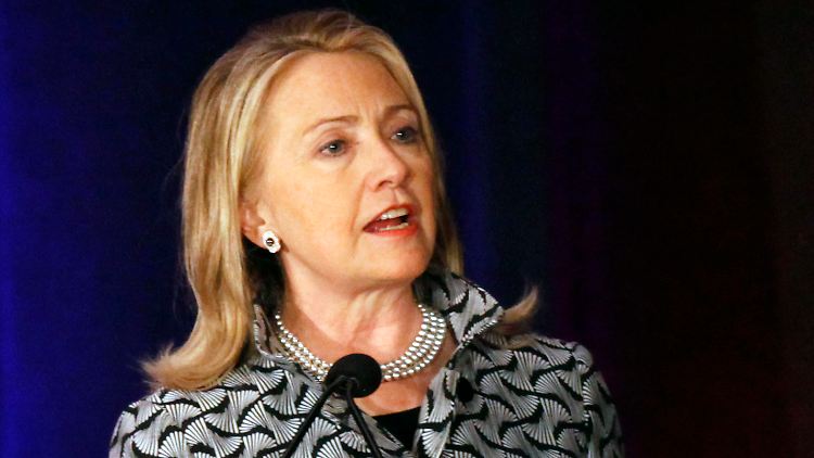Hillary Clinton, angriffslustig.