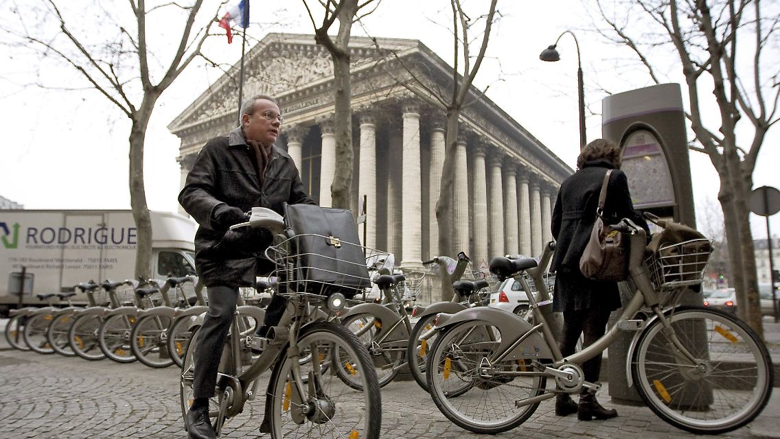 "Autolib" soll nach dem Vorbild von "Vélib" funktionieren.