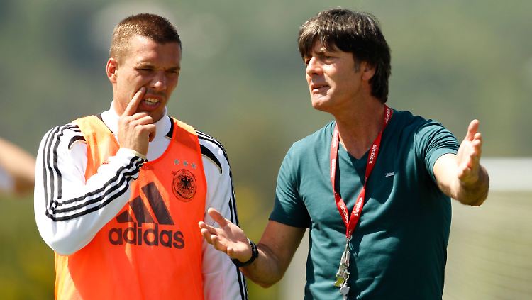 Lukas Podolski will lieber testen als trainieren.
