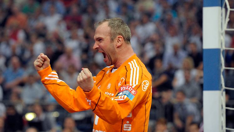Kiels Torwart Thierry Omeyer trug mit starken Paraden zum Sieg bei.