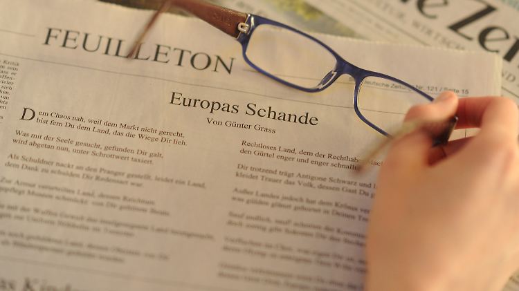 Die "Süddeutsche" und Radio Bremen durften als Erste das neue Gedicht veröffentlichen.