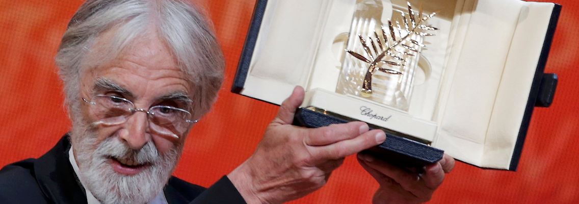 Haneke kann wieder einmal die Goldene Palme in seinen Händen halten.