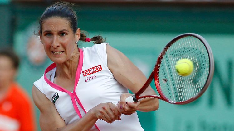 Virginie Razzano wurde vom Publikum gefeiert.