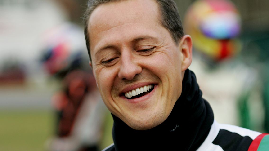 Spaß in der Heimat: Michael Schumacher.