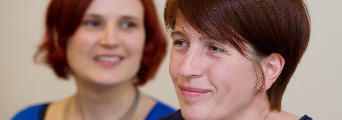 Zusammen für den Aufbruch: Kipping (l.) und Schwabedissen wollen die Linkspartei erneuern.