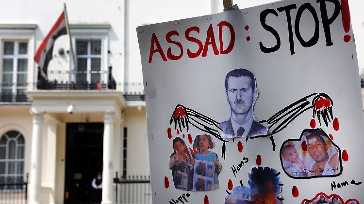 Assad wird als brutal und blutrünstig in die Geschichte eingehen.
