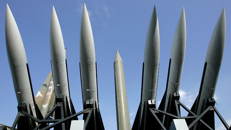 Die Atomraketen Nordkoreas (im Modell).