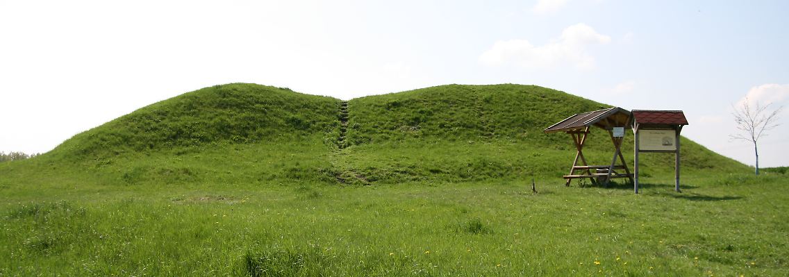 Der Grabhügel von Leubingen.