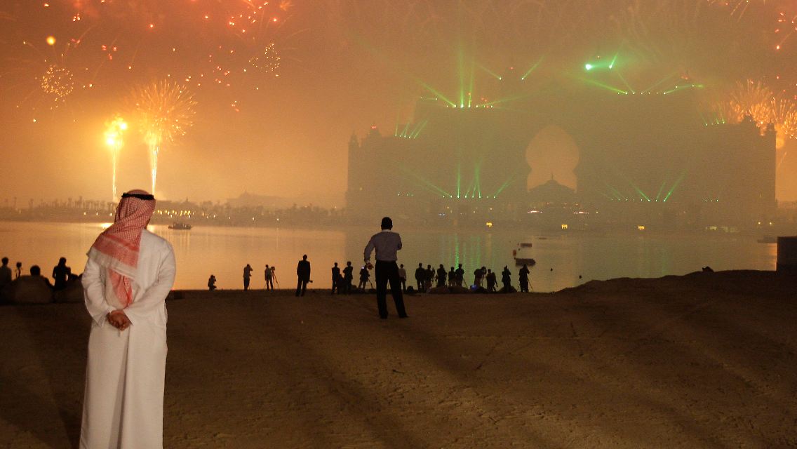 Das Geld für's Feuerwerk spart man sich in Dubai dieses Mal lieber.