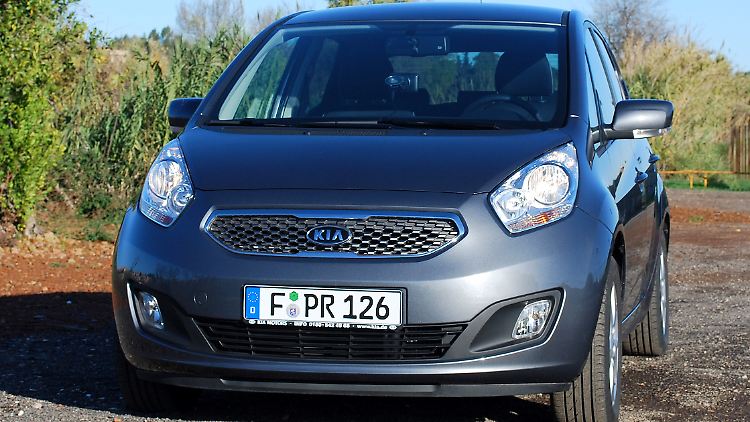 Freundlich: Der Venga zeigt sich mit dem aufgefrischten Front-Design der Marke Kia.