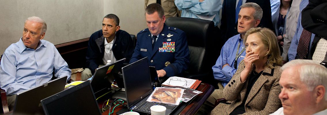 Den Tod von Osama Bin Laden sah Obama Live in einer Videoschalte.