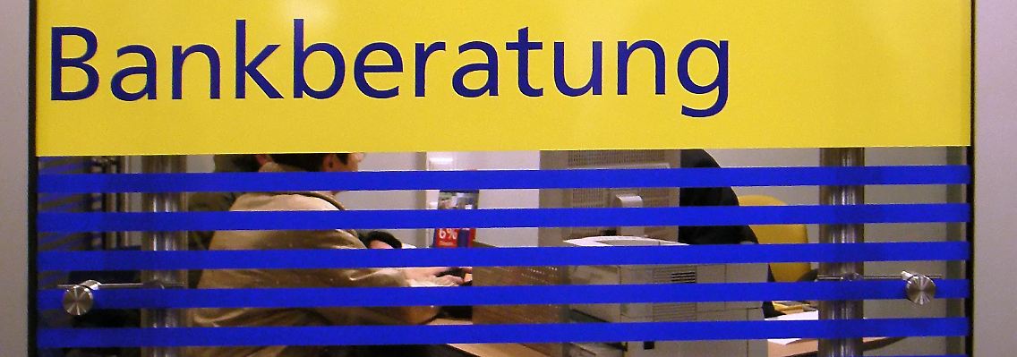 Bankberatung lässt auf breiter Front zu wünschen übrig.