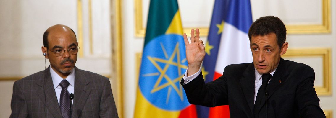 Präsident Sarkozy empfing derweil den äthiopischen Ministerpräsidenten Zenawi.