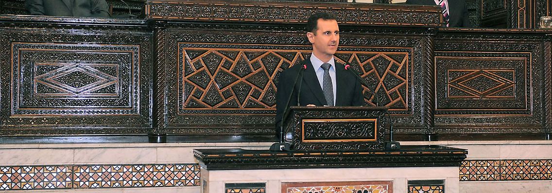 Assad weist alle Schuld von sich.