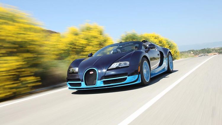 Neuer Roadster der Rekorde: Der Bugatti Veyron Vitesse.
