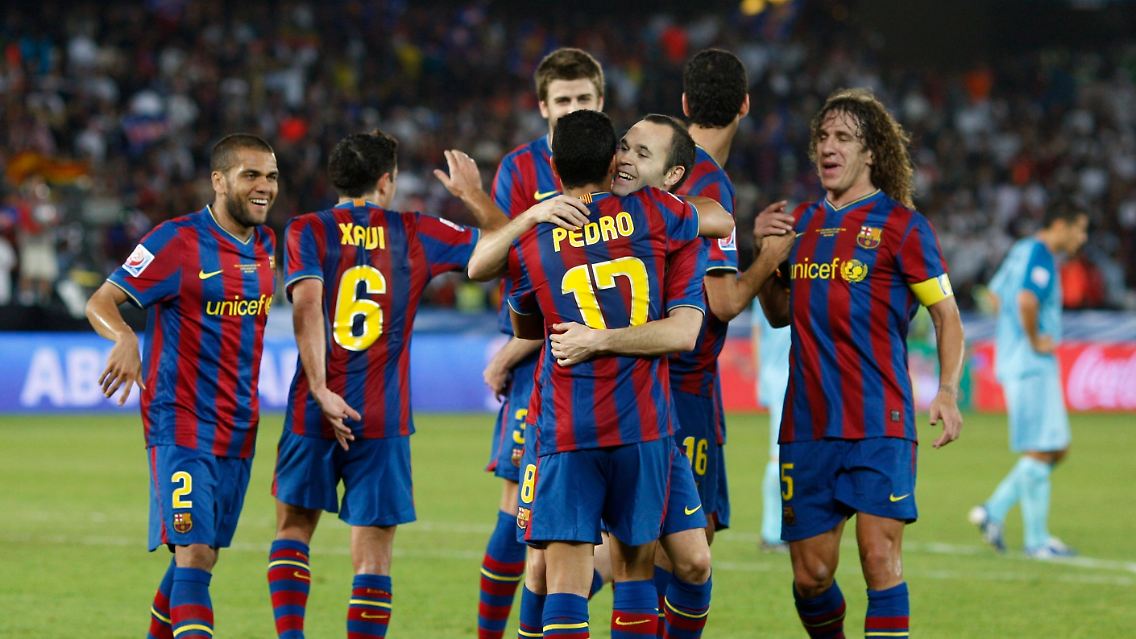 Rekordtorschütze: Nach seinem Tor im sechsten Wettbewerb darf Pedro nun auch auf den sechsten Titel 2009 mit dem FC Barcelona hoffen.
