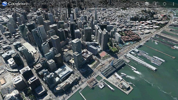 Dreidimensionale Ansichten von Städten wie San Francisco wird es künftig auch auf Smartphones geben.