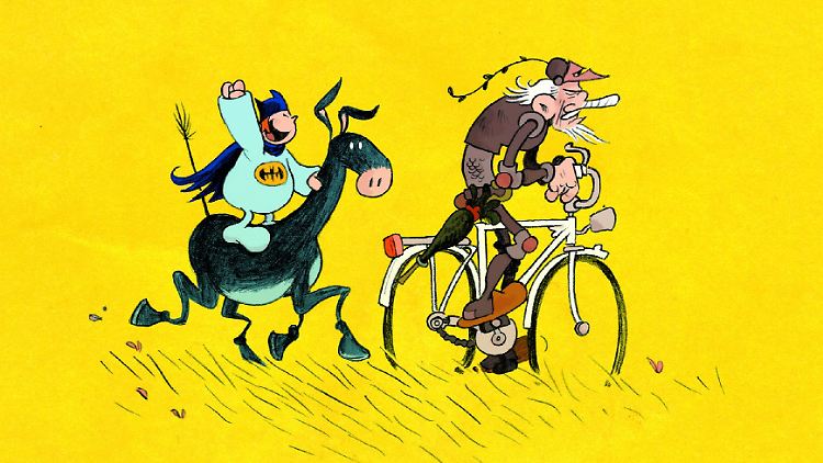Flix präsentiert in Erlangen seinen neuen Band "Don Quijote".