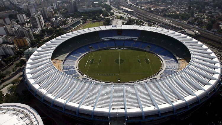 Eine der großen Bühnen bei der Fußball-WM 2014: der Fußballtempel in Rio.