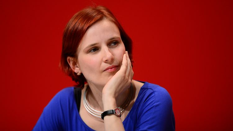 Katja Kipping, seit wenigen Tagen Chefin der Linkspartei, interessiert sich für den Ballsport.