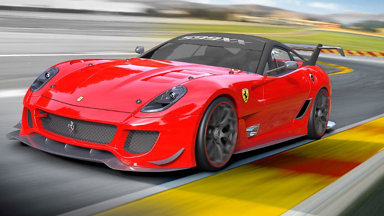 Der Ferrari 599XX Evo ist für die Auktion als Unikat angefertigt worden und hat ein Startgebot von 1,35 Millionen Euro. 