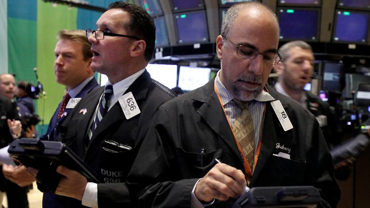 Händler an der Wall Street.