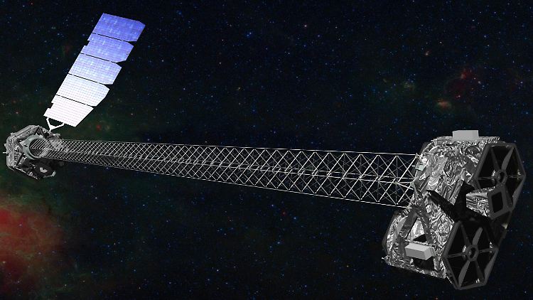 So sieht es aus: das neue Röntgenteleskop "NuSTAR".