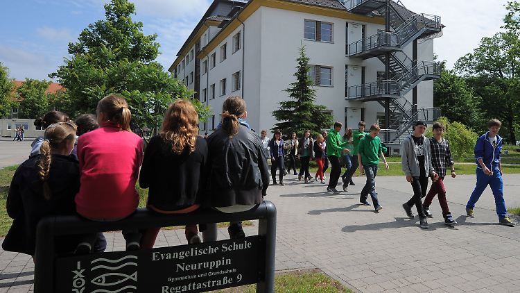 Das Schulgebäude der Evangelischen Schule Neuruppin.
