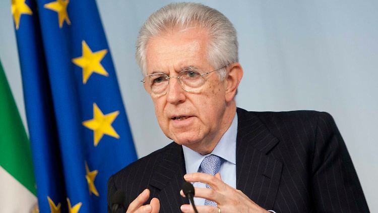 Mario Monti ärgert sich über die Querschüsse aus Österreich.