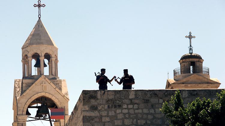 Die Geburtskirche in Bethlehem.
