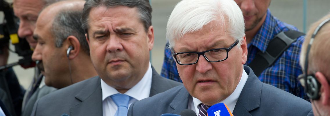 Gabriel, Steinmeier: Die Kanzlerin braucht ausnahmsweise die Konkurrenz.