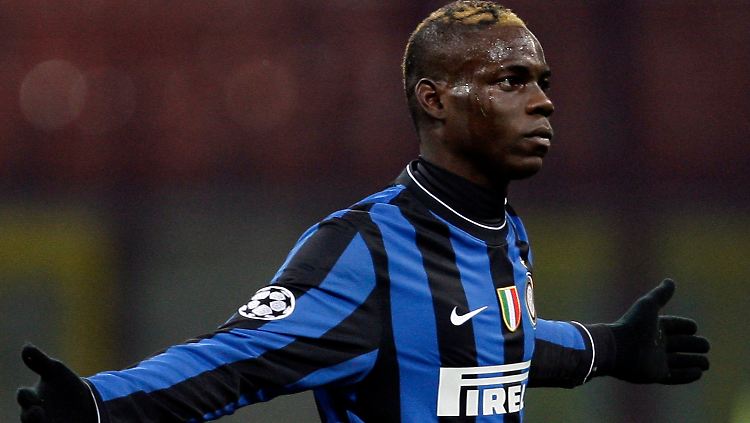 Ziel des Angriffs: Profi Mario Balotelli von Inter Mailand