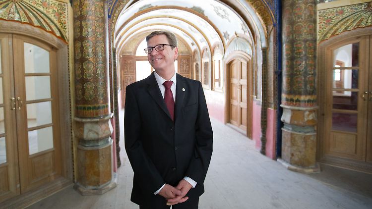 Außenminister Westerwelle in Kabul.
