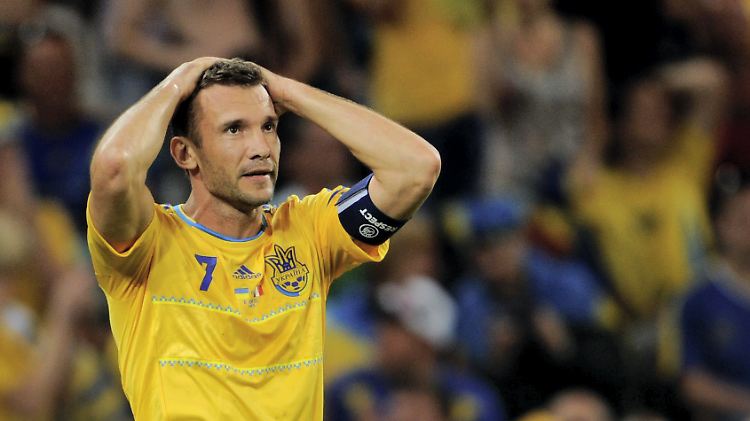 Auch Andrej Schewtschenko konnte die Pleite nicht verhindern.